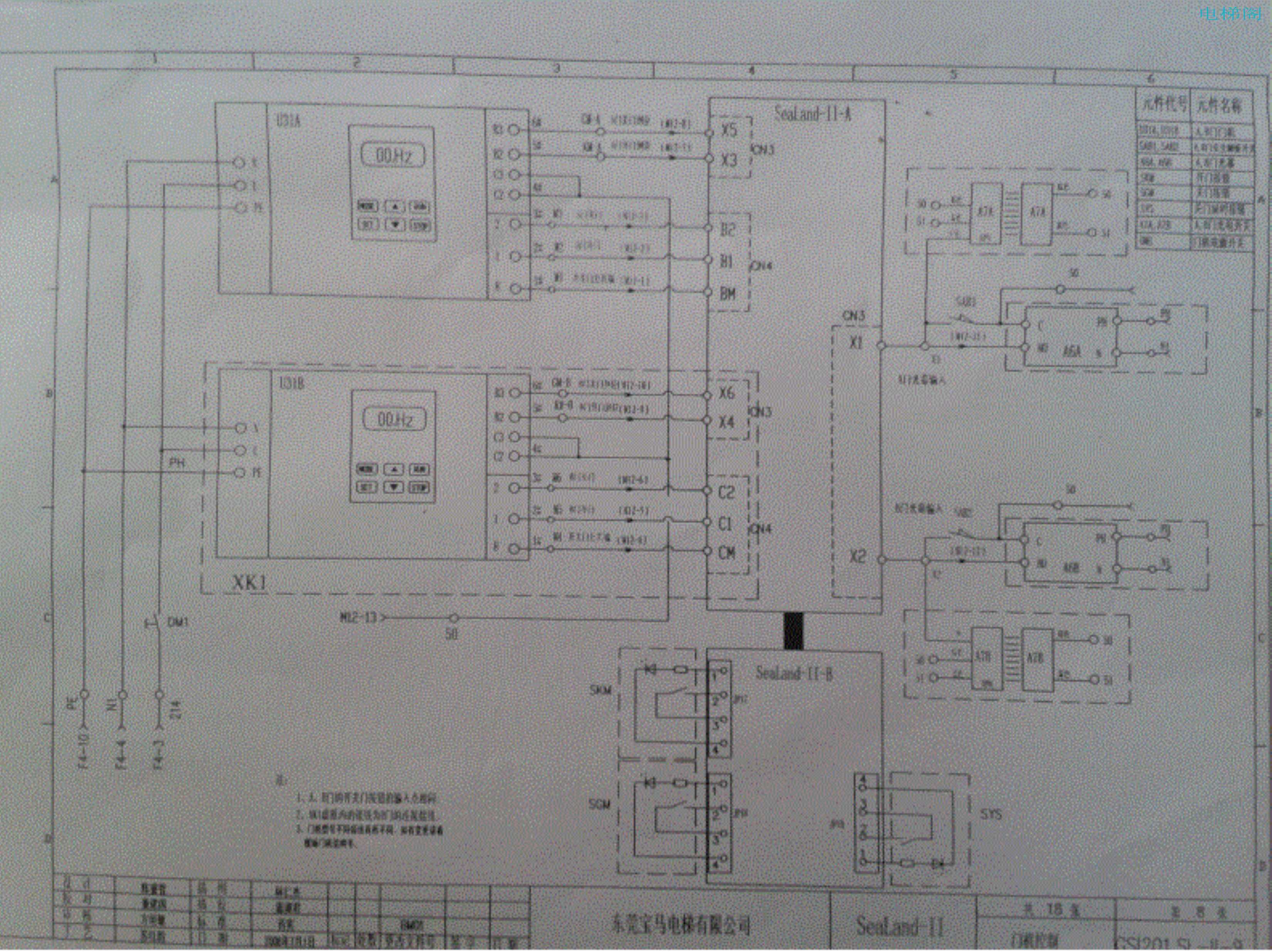 宝马电梯图纸BMDT-5000电气原理图纸