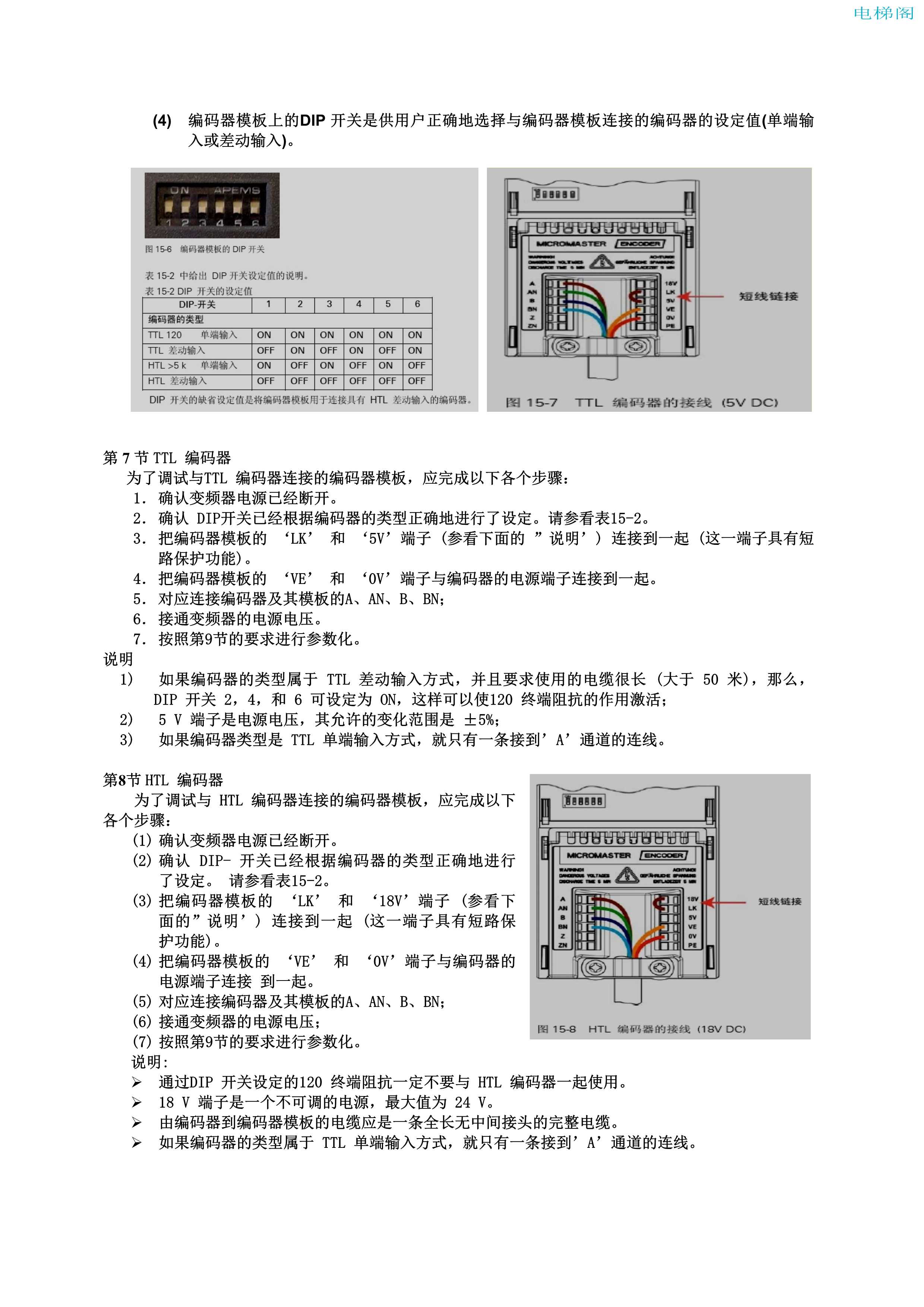 西门子MM440变频器电梯调试指导