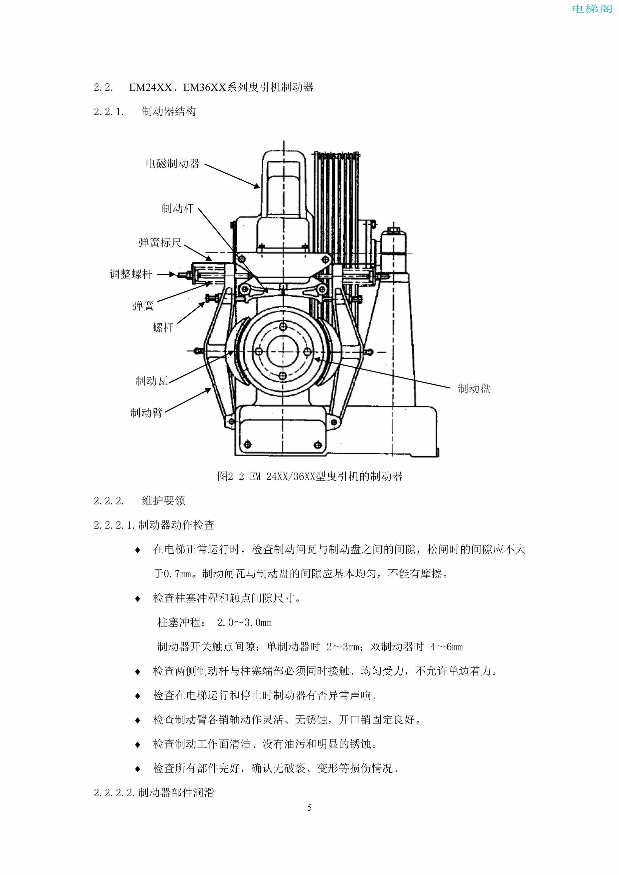 上海三菱电梯有限公司电梯制动器维护作业要领汇编_7.jpg